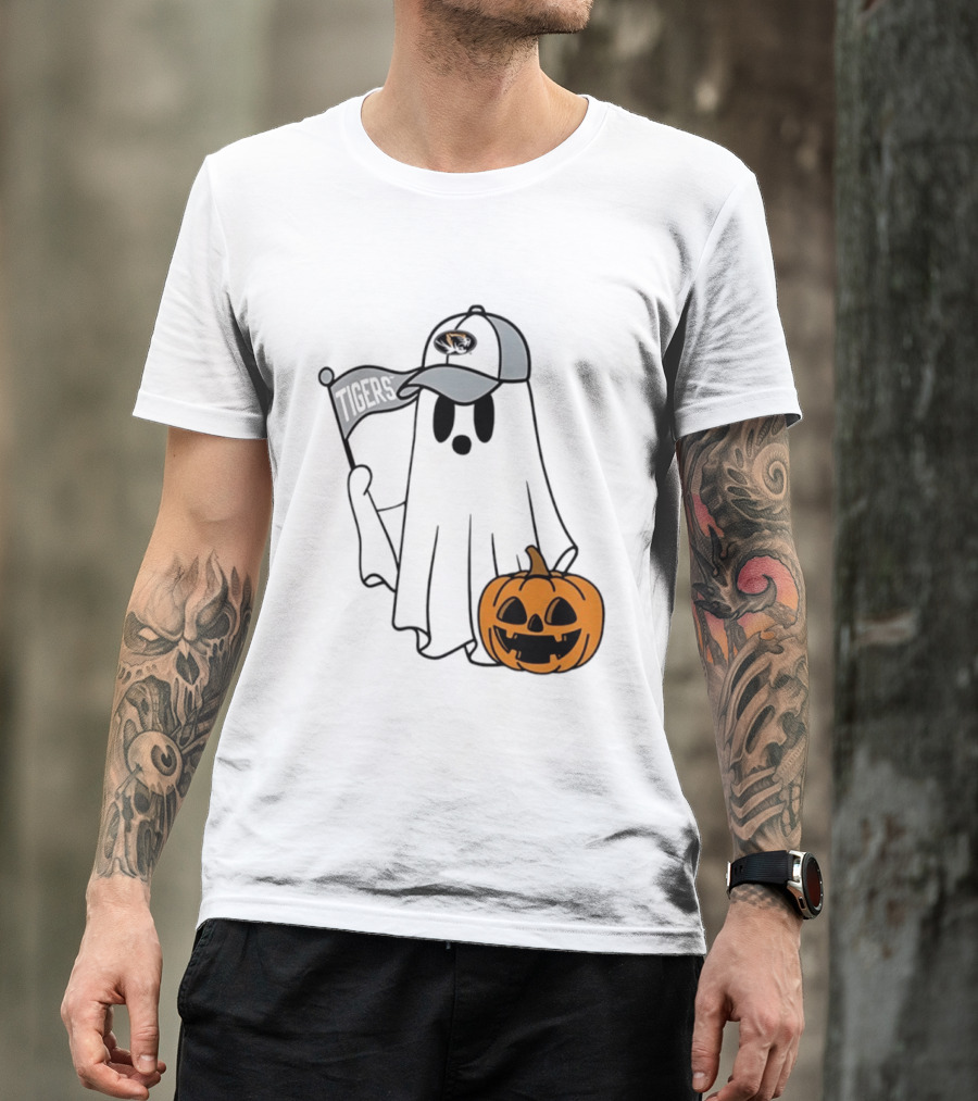 Missouri Tigers Halloween Ghost Pumpkin 2026 T-Shirt