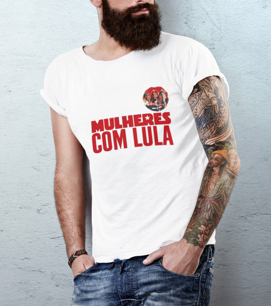 Mulheres Com Lula Olívia Santana T-Shirt