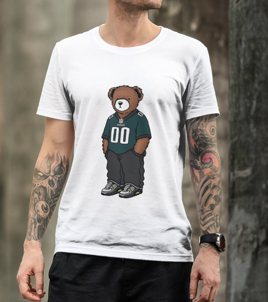 Philadelphia Eagles Teddy Bear London Games 2026 T-Shirt