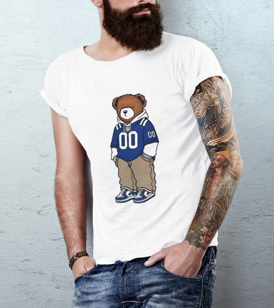 Indianapolis Colts Teddy Bears NFL London Games 2026 T-Shirt