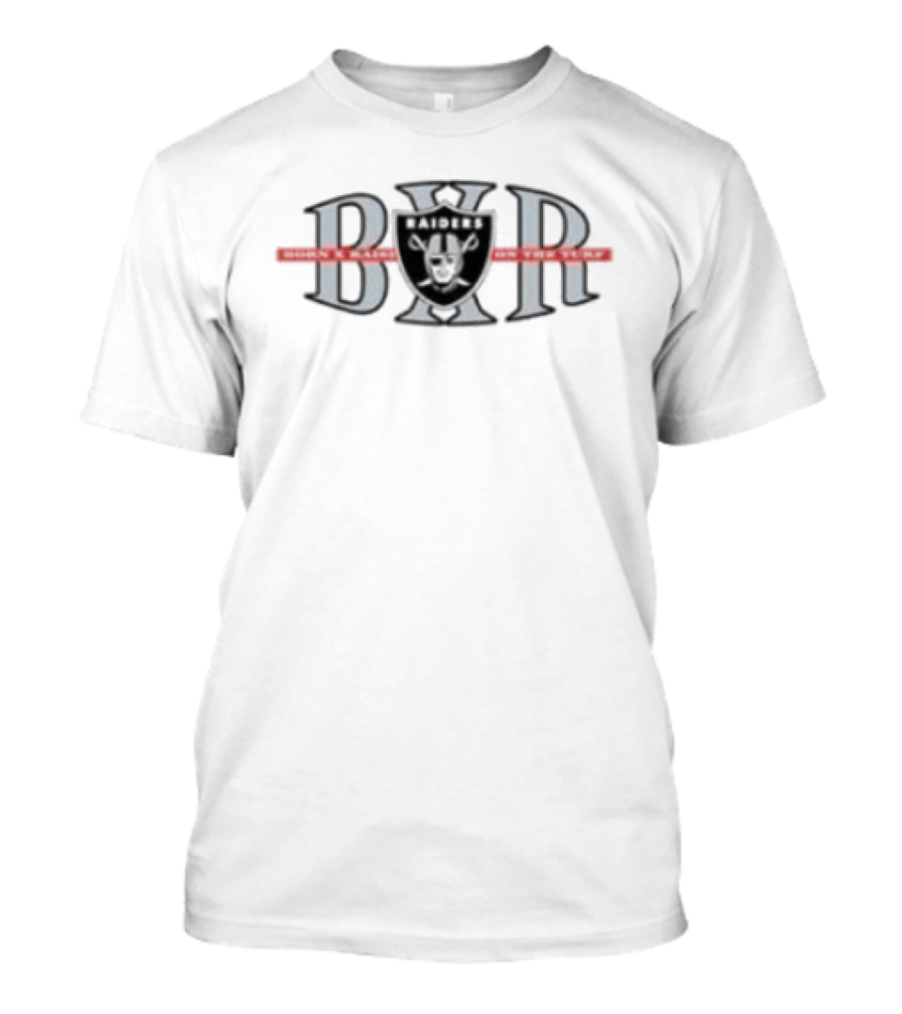 Las Vegas Raiders Born X Raised BXR Block Letter T-Shirt