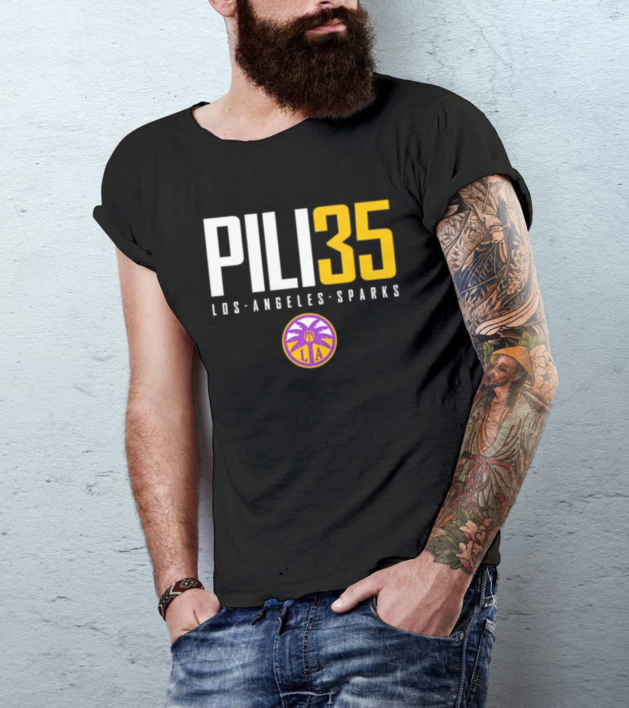Pili 35 Los Angeles Sparks WNBA Basketball Team T-Shirt