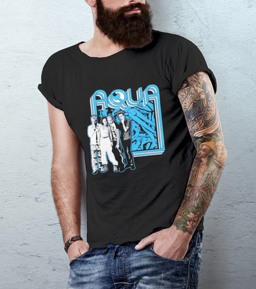 Aqua Band Members Barbie Girl 90s Pop Music Nostalgia T-Shirt