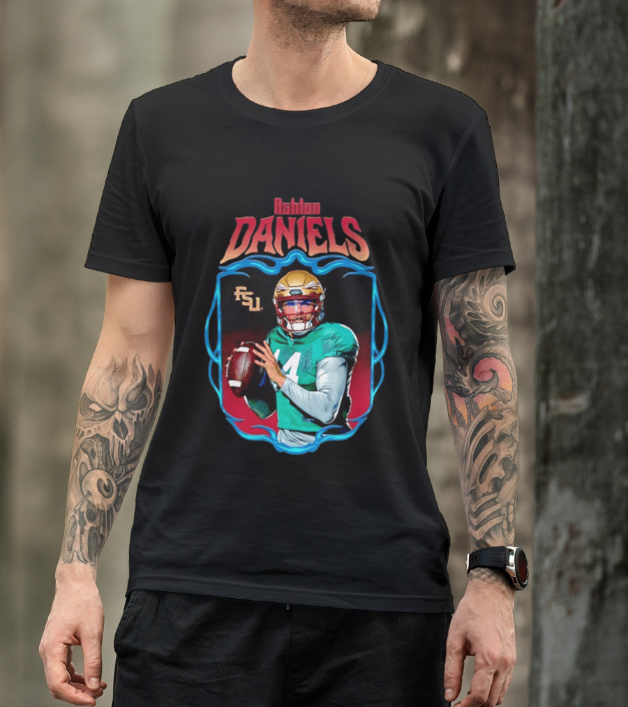 Ashton Daniels FSU Florida State Seminoles Football NCAA T-Shirt