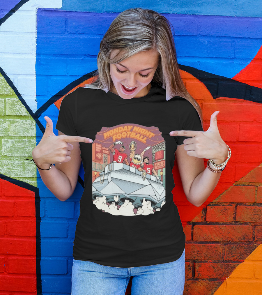 Monday Night Football Atlanta Falcons Dirty Bird Nest Red Zone Stadium T-Shirt