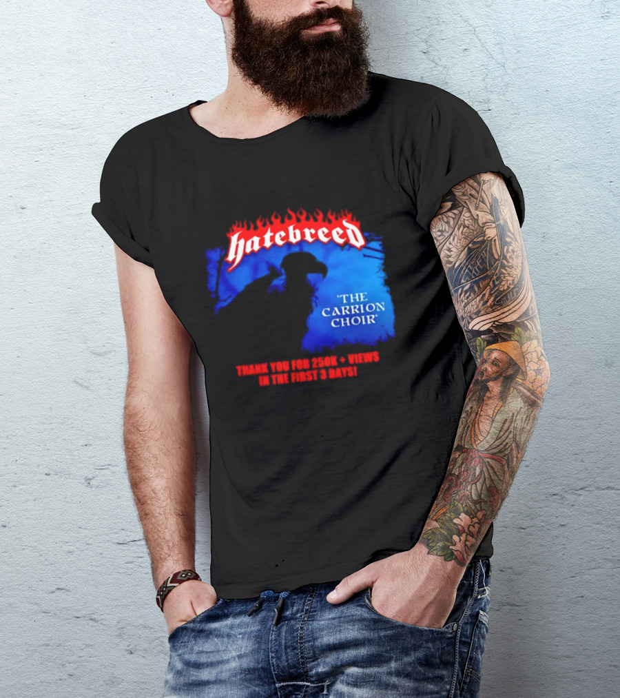 Hatebreed The Carrion Choir Metal Hardcore Album T-Shirt