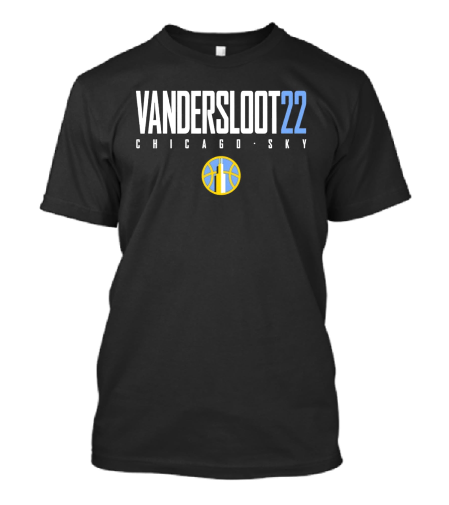 Vandersloot 22 Chicago Sky Basketball Team Merchandise WNBA Fan Gear T-Shirt