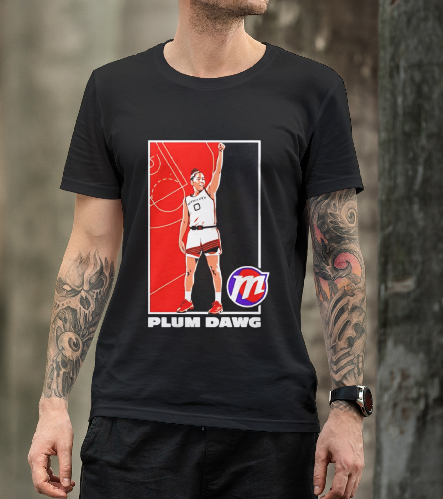 Kelsey Plum Phoenix Mercury 2026 WNBA Plum Dawg T-Shirt