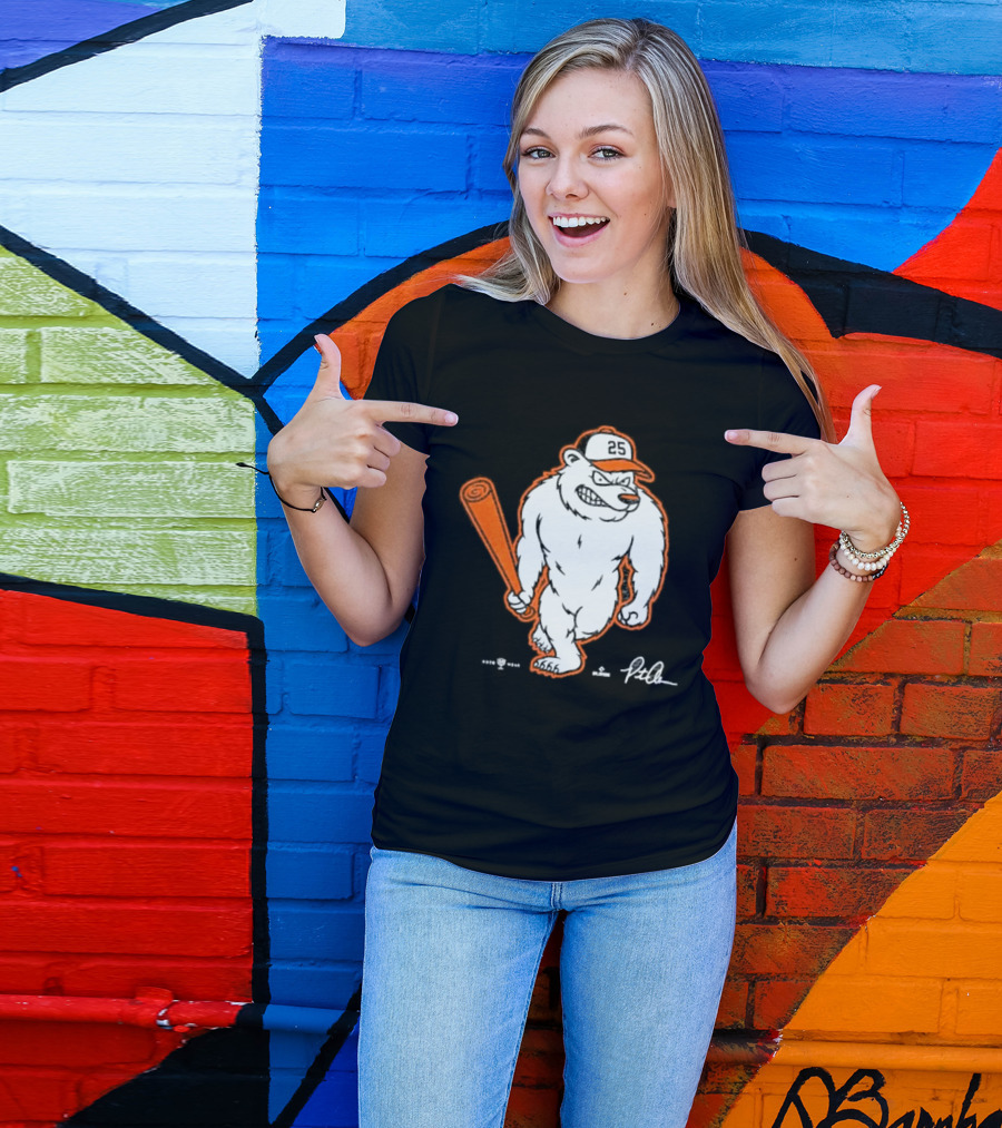 Baltimore Orioles Polar Bear Pete Alonso Baseball Bat T-Shirt
