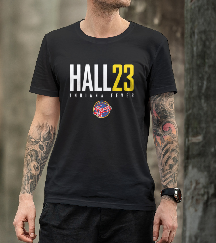 Indiana Fever Lexie Hall 23 WNBA Team Fan Gear T-Shirt
