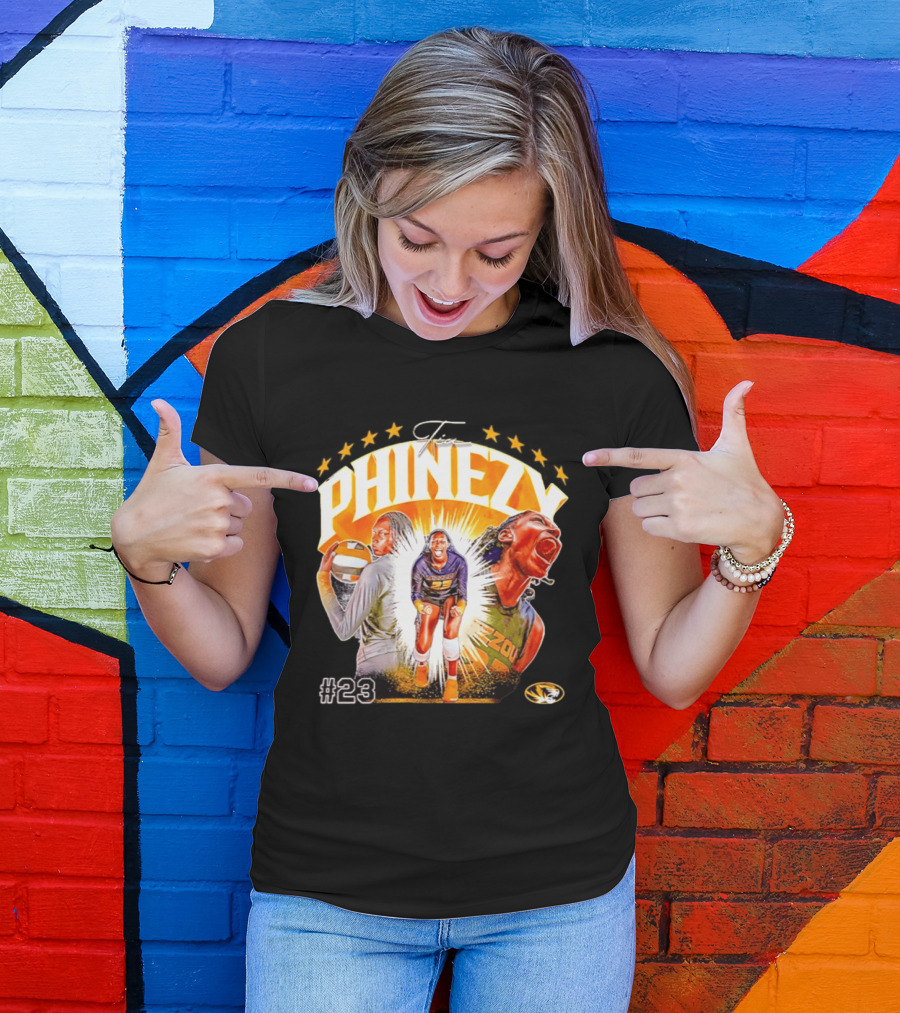 Tia Phinezy Missouri Tigers Volleyball NCAA #23 Mizzou Tiger T-Shirt