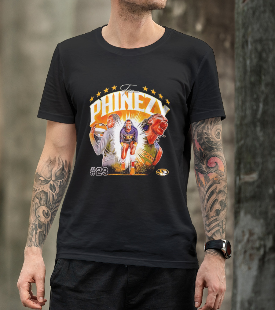 Tia Phinezy Missouri Tigers Volleyball NCAA #23 Mizzou Tiger T-Shirt
