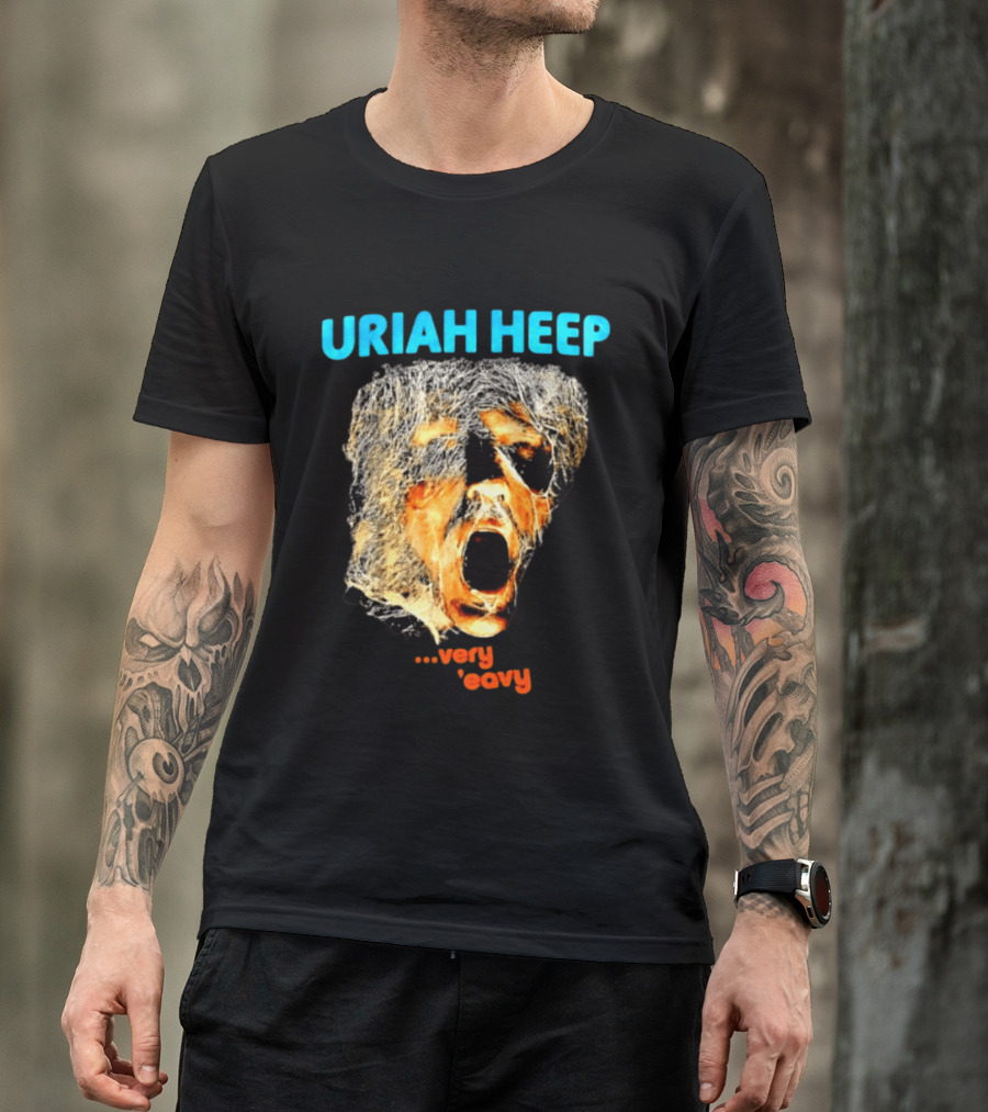 Uriah Heep Very 'Eavy Album Cover Art Hard Rock Music T-Shirt