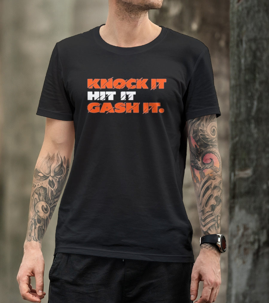 Chicago Bears Knock It Hit It Gash It T-Shirt