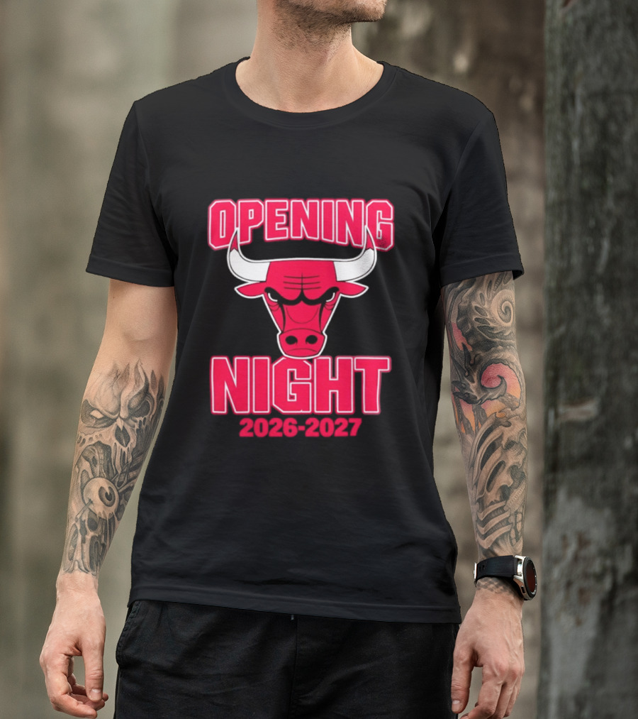 Chicago Bulls Opening Night 2026 2027 NBA T-Shirt