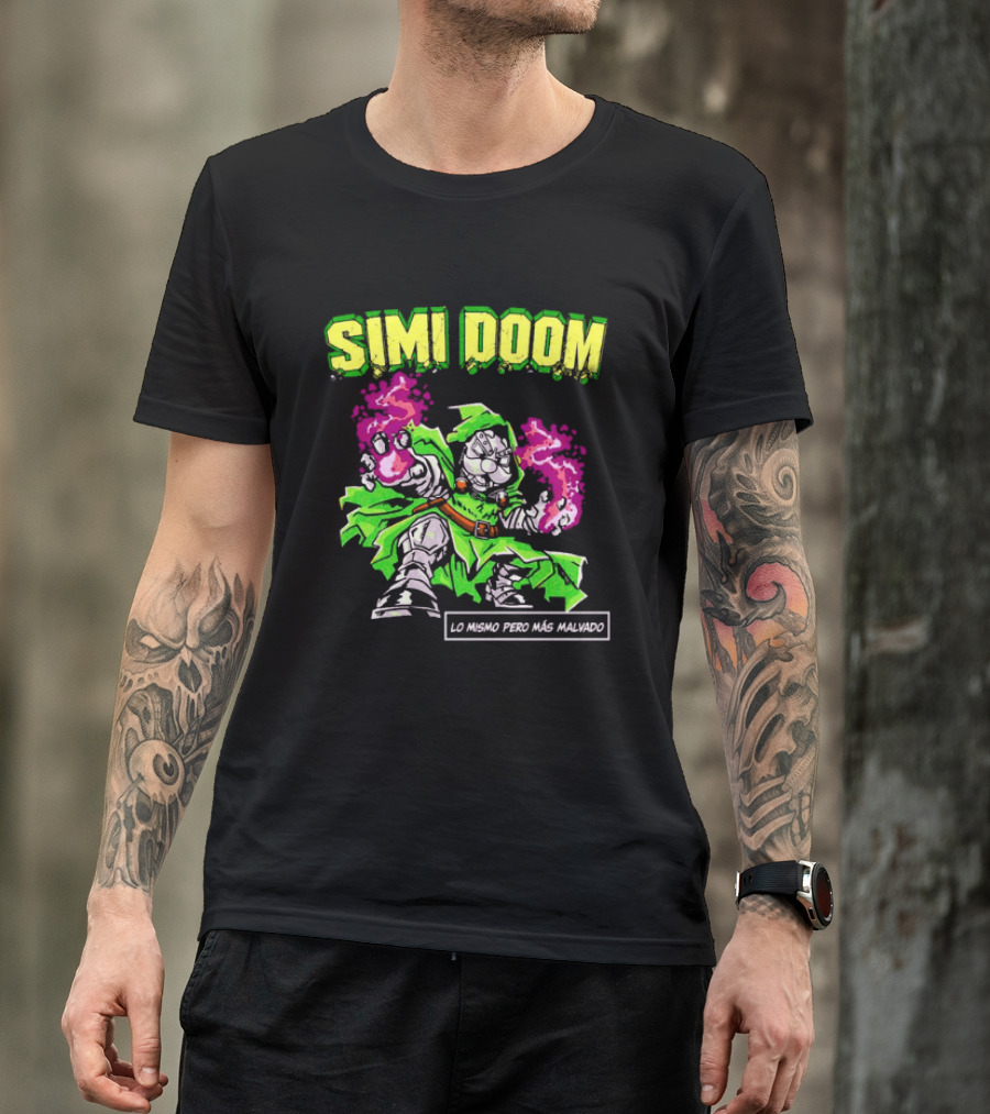 Simi Doom Lo Mismo Pero Más Malvado Doctor Doom Comic T-Shirt