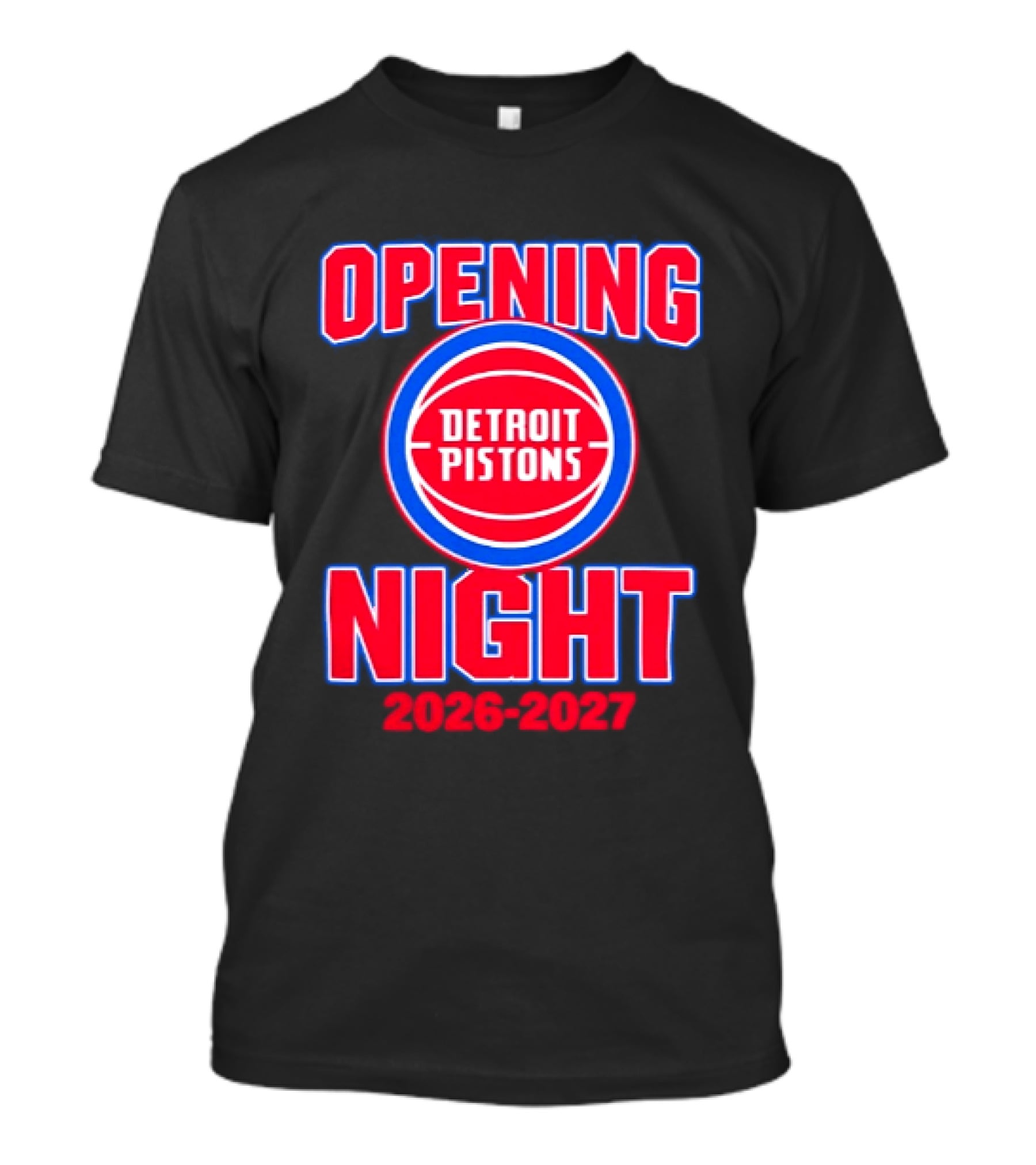 Detroit Pistons Opening Night 2026 2027 NBA Event T-Shirt