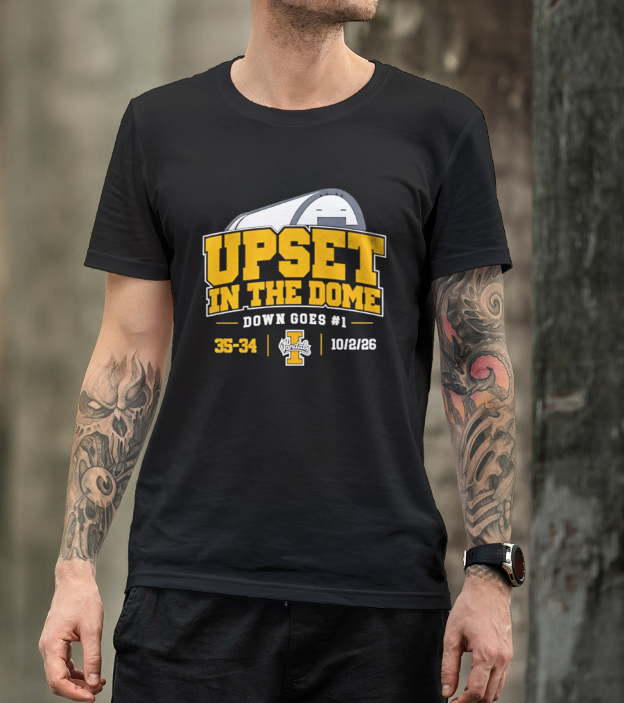 Idaho Vandals Upset In The Dome 35 34 Bown Goes #1 10/12/26 T-Shirt
