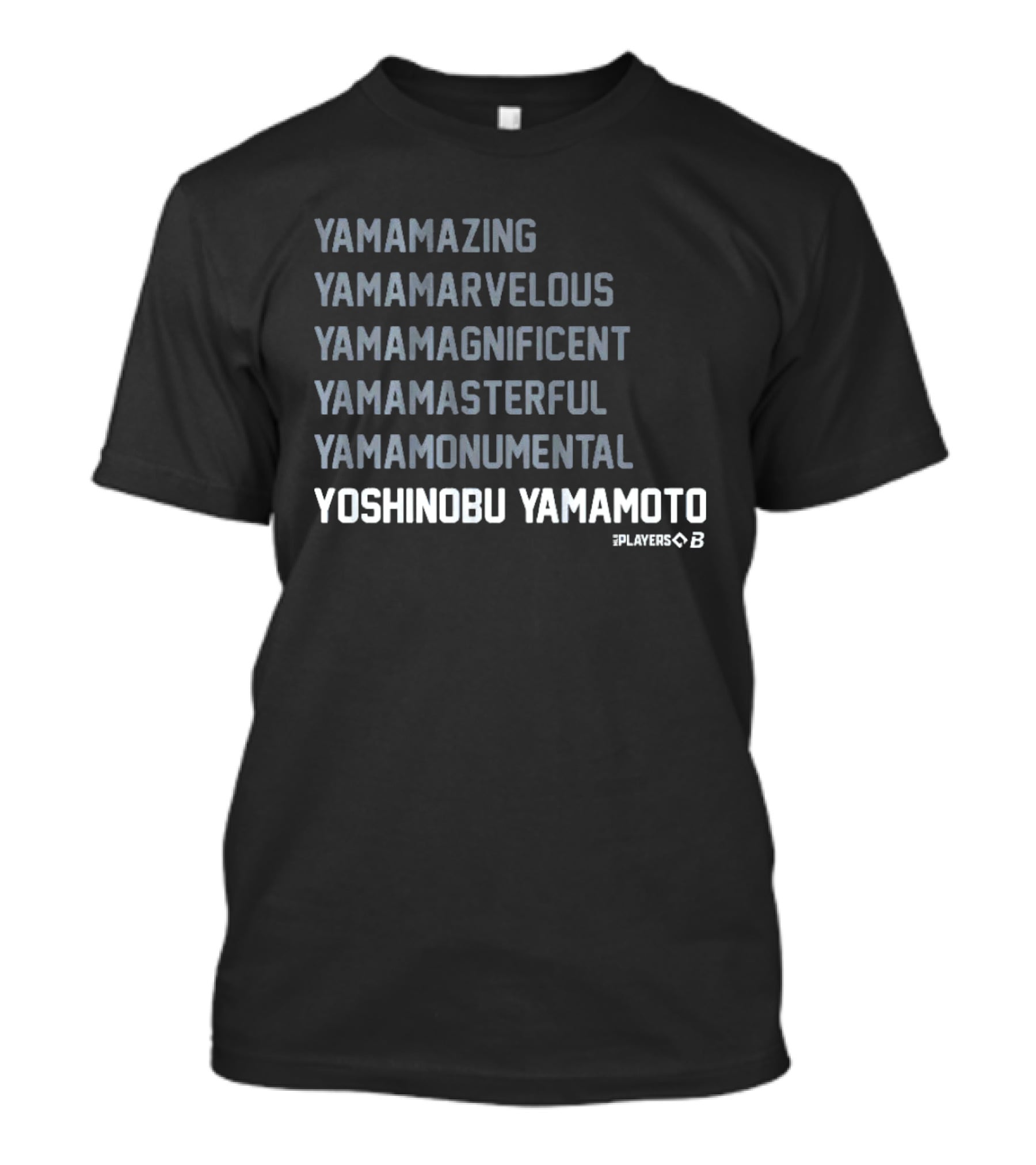 Yamazing Yamamarvelous Yamamagnificent Yamamasterful Yamamonumental Yoshinobu Yamamoto Players 23 T-Shirt