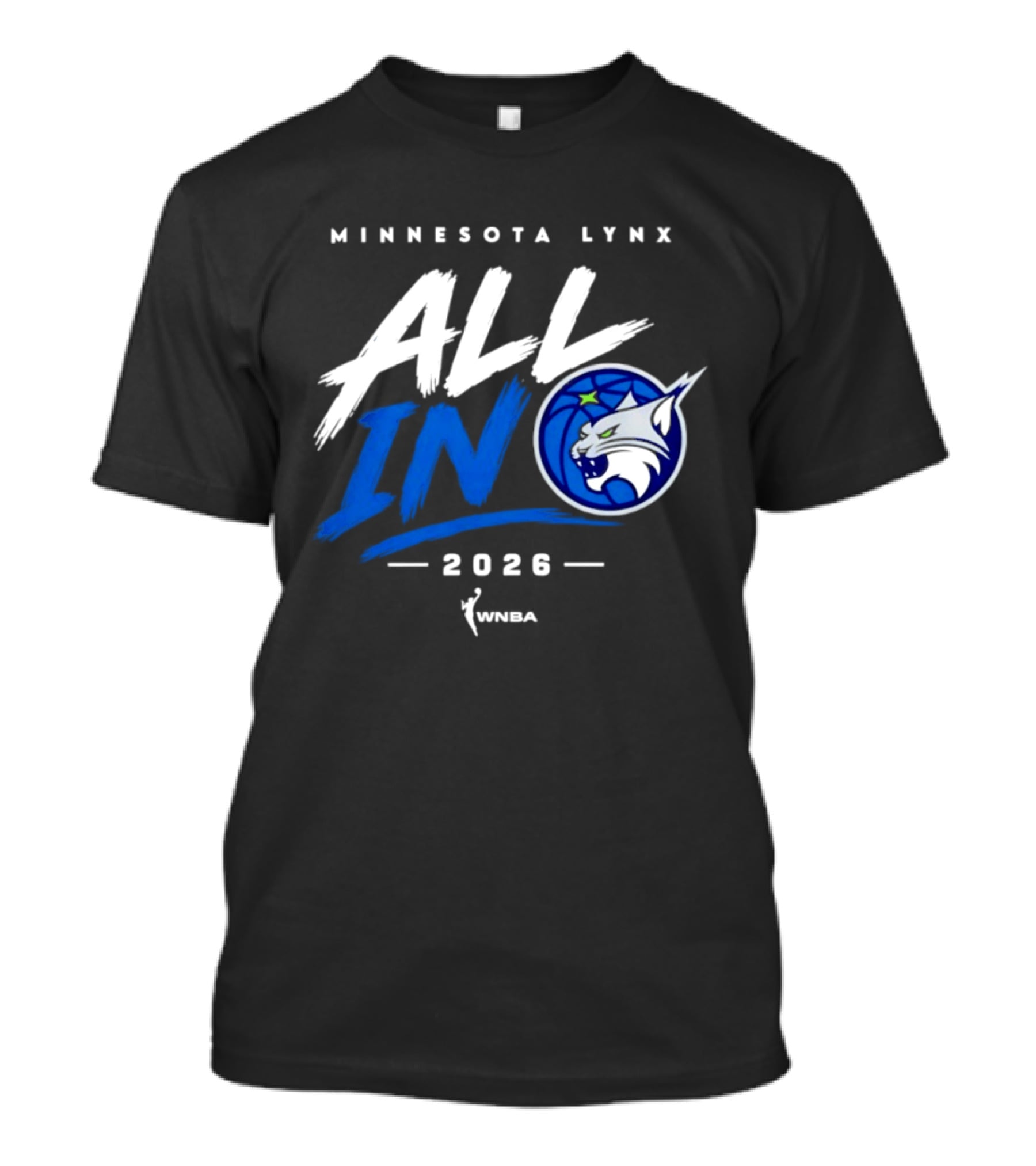 Minnesota Lynx All In 2026 WNBA Team Spirit T-Shirt