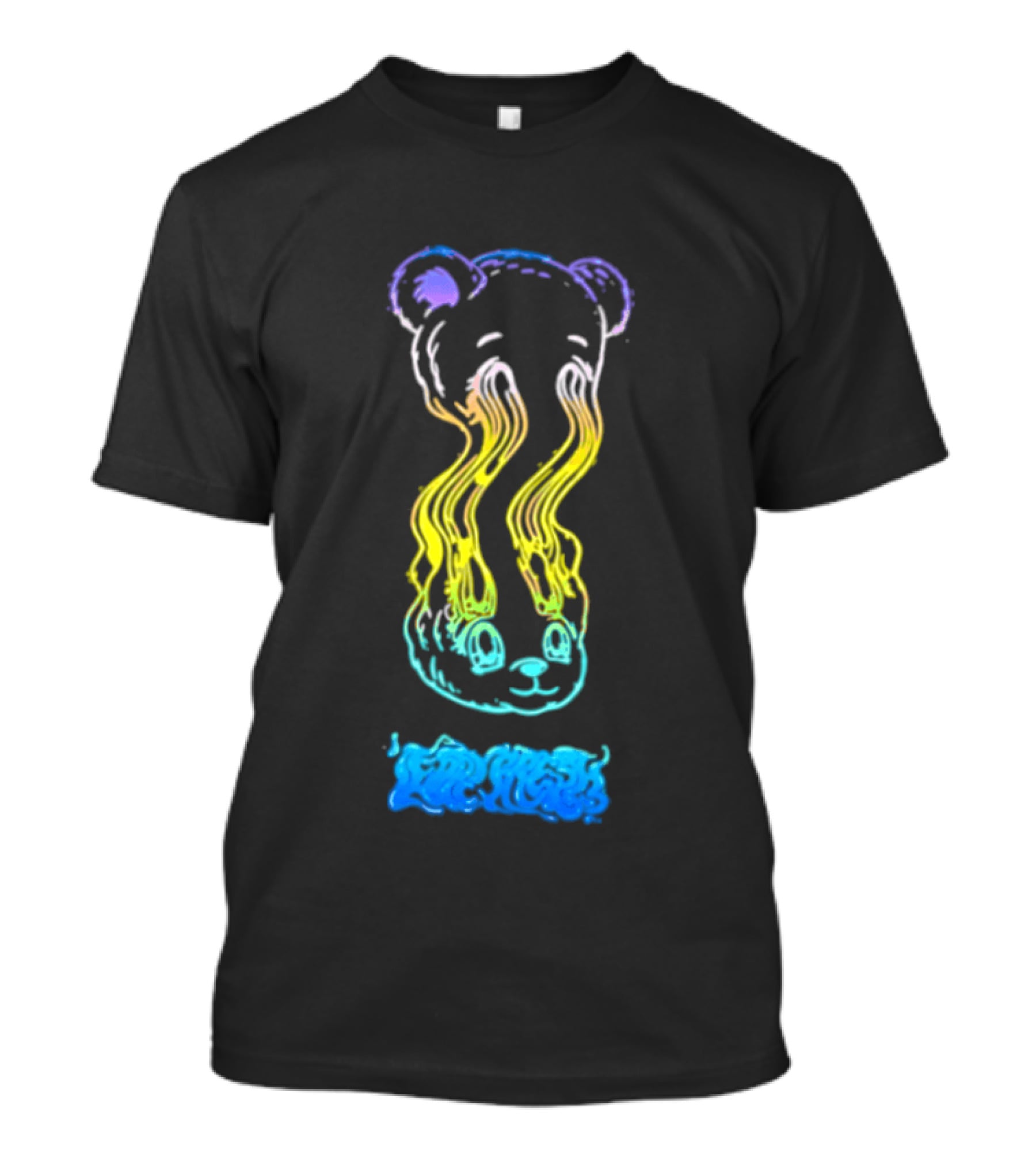 Teddy Fresh Melting Bear Illustration Multicolor T-Shirt