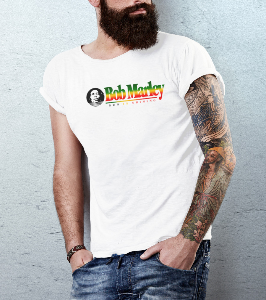 Bob Marley Sun Is Shining Reggae Rasta T-Shirt