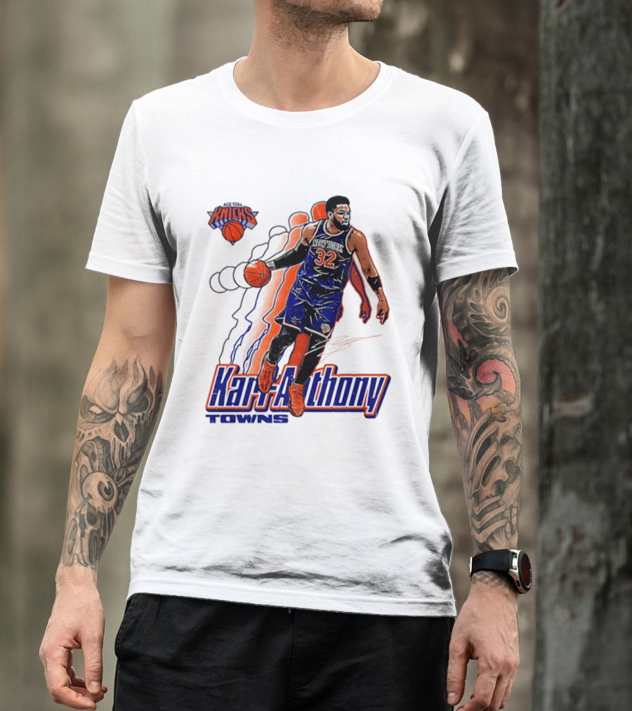 Karl Anthony Towns New York Knicks Basketball 32 T-Shirt