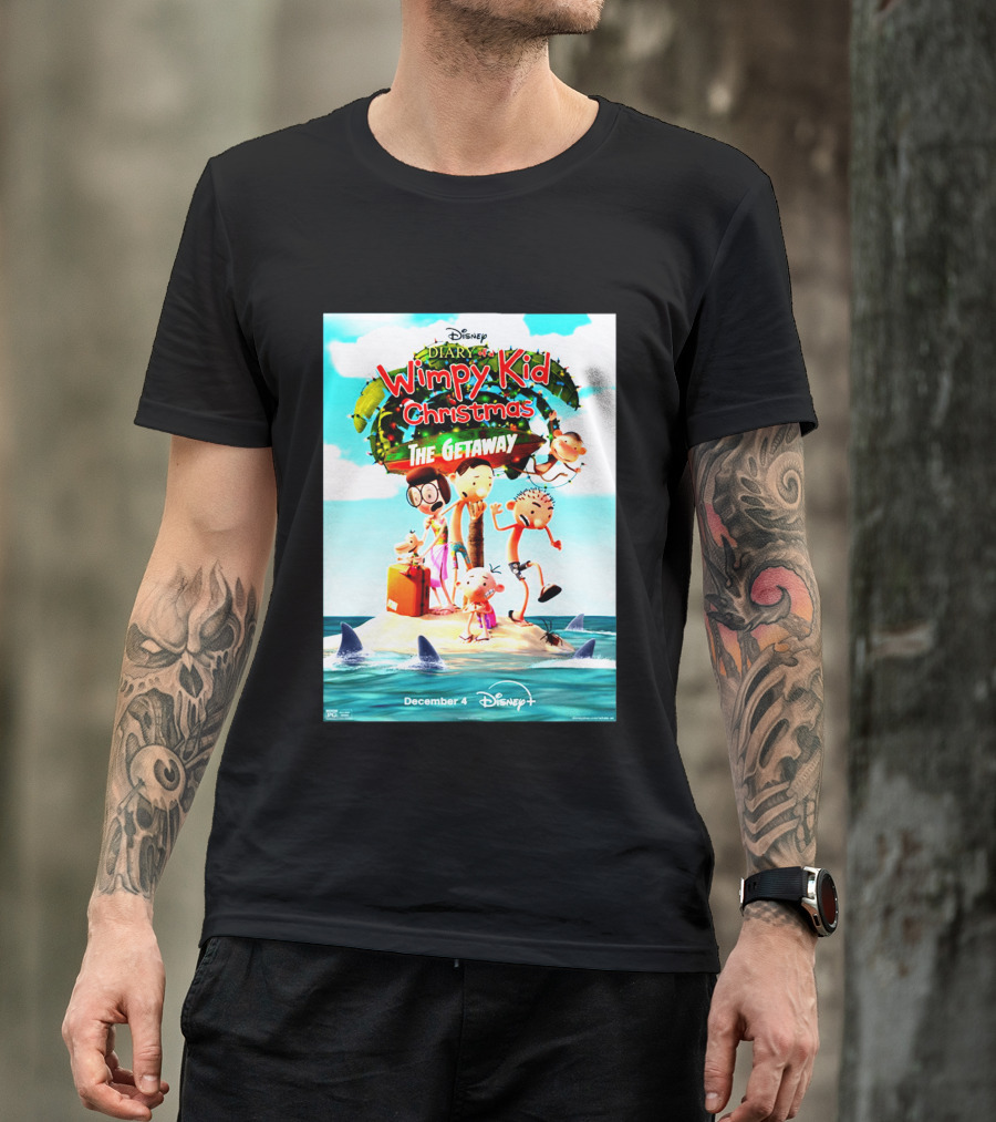 Disney Diary Of A Wimpy Kid Christmas The Getaway December 4 Disney+ T-Shirt
