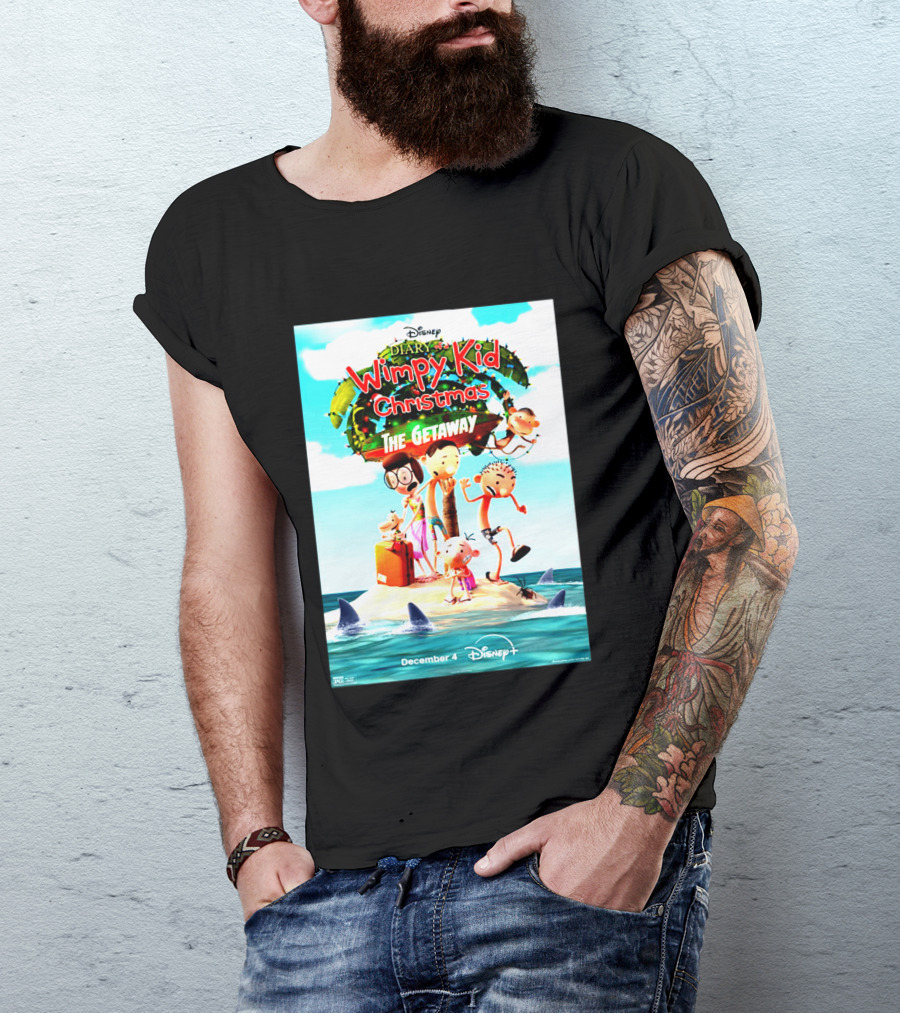 Disney Diary Of A Wimpy Kid Christmas The Getaway December 4 Disney+ T-Shirt