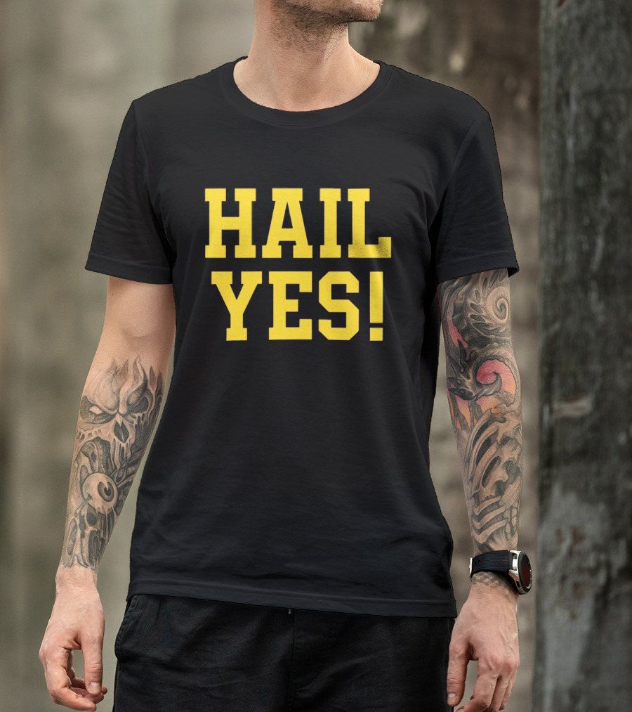 Hail Yes Michigan Wolverines Fan Spirit T-Shirt
