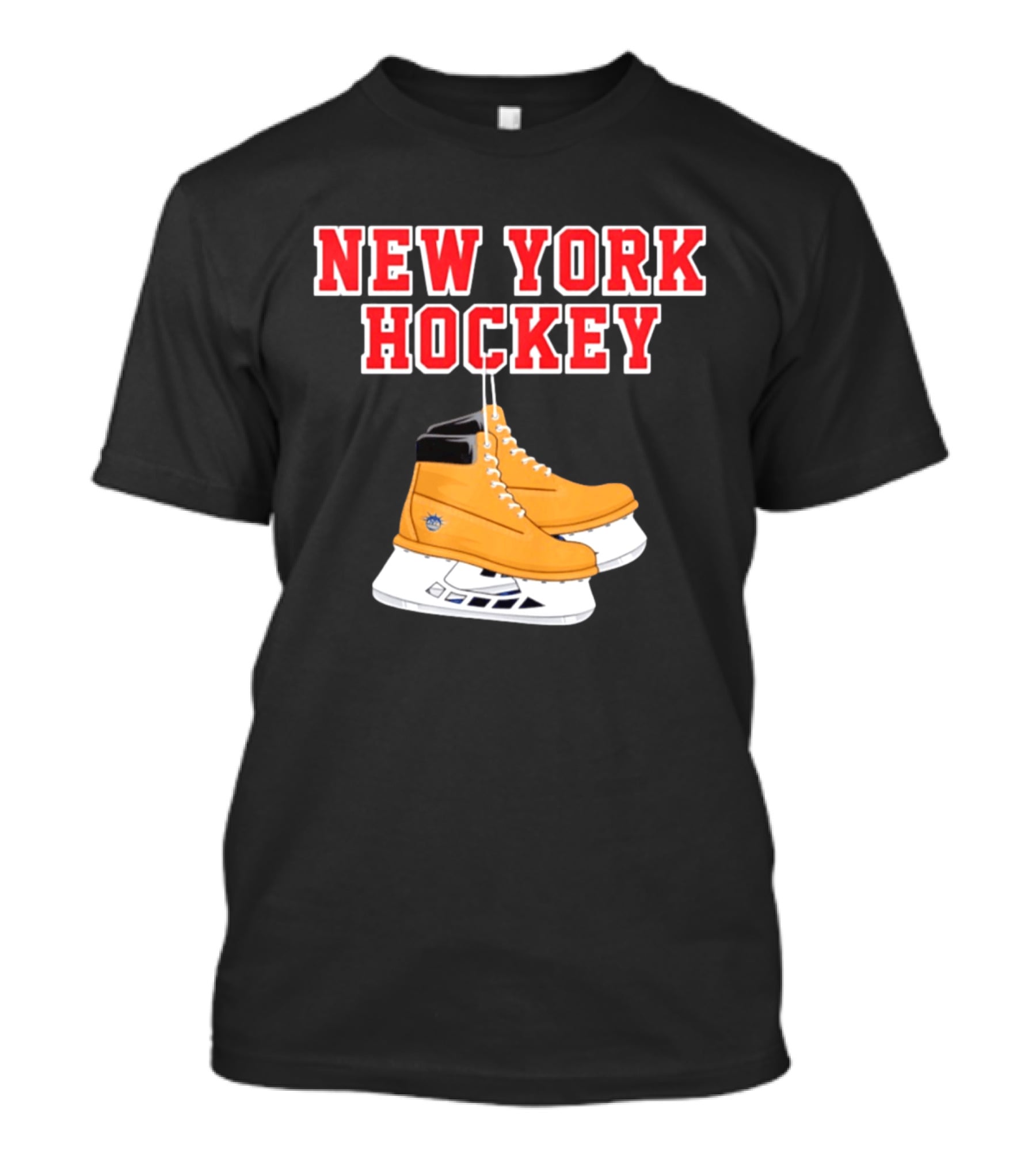 New York Hockey Timberland Ice Skates Ranger T-Shirt