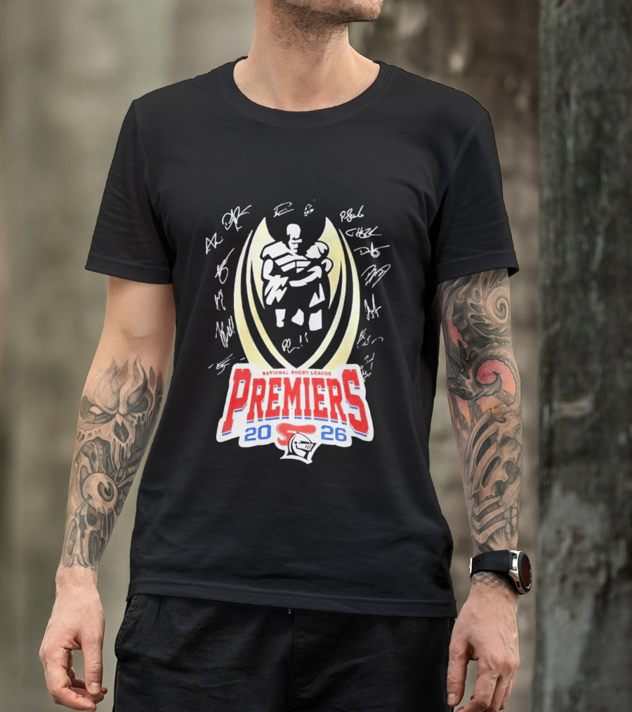 NRL Newcastle Knights National Rugby League Premiers 2026 T-Shirt