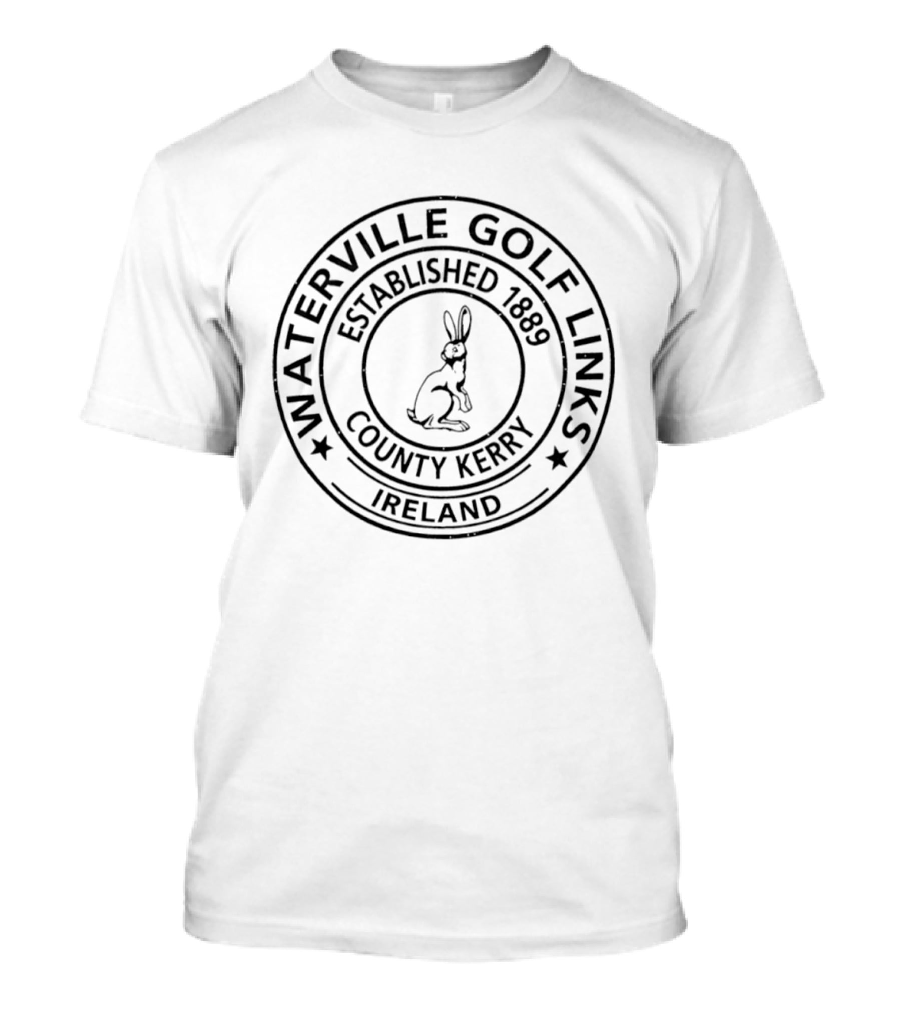 Waterville Golf Links County Kerry Ireland Established 1889 Rabbit T-Shirt