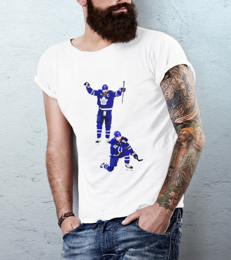 Auston Matthews Gavin McKenna Toronto Maple Leafs Firts One Hockey Players T-Shirt