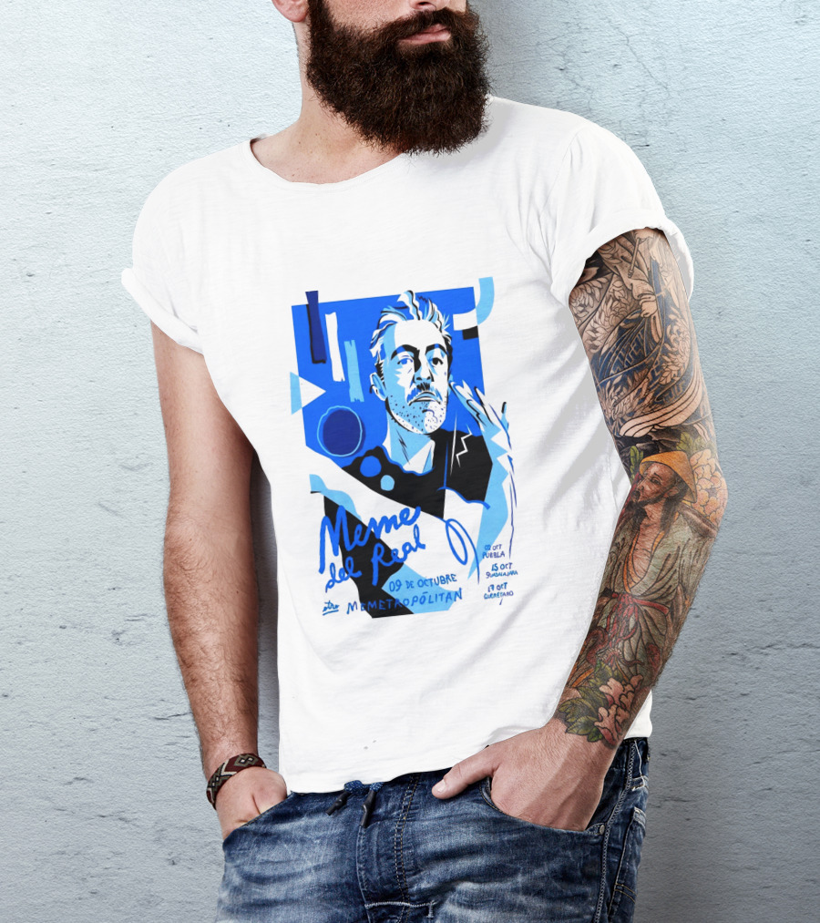 Meme Del Real 09 De Octubre 2026 Metropolitán MX Concert T-Shirt