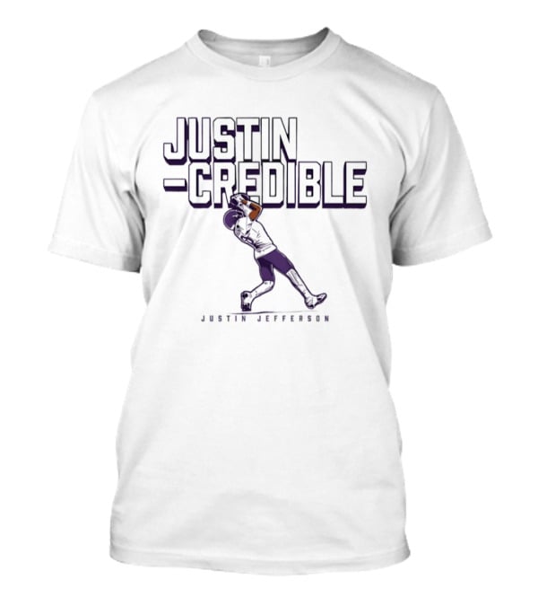Justin Jefferson Justin Credible Minnesota Vikings T-Shirt