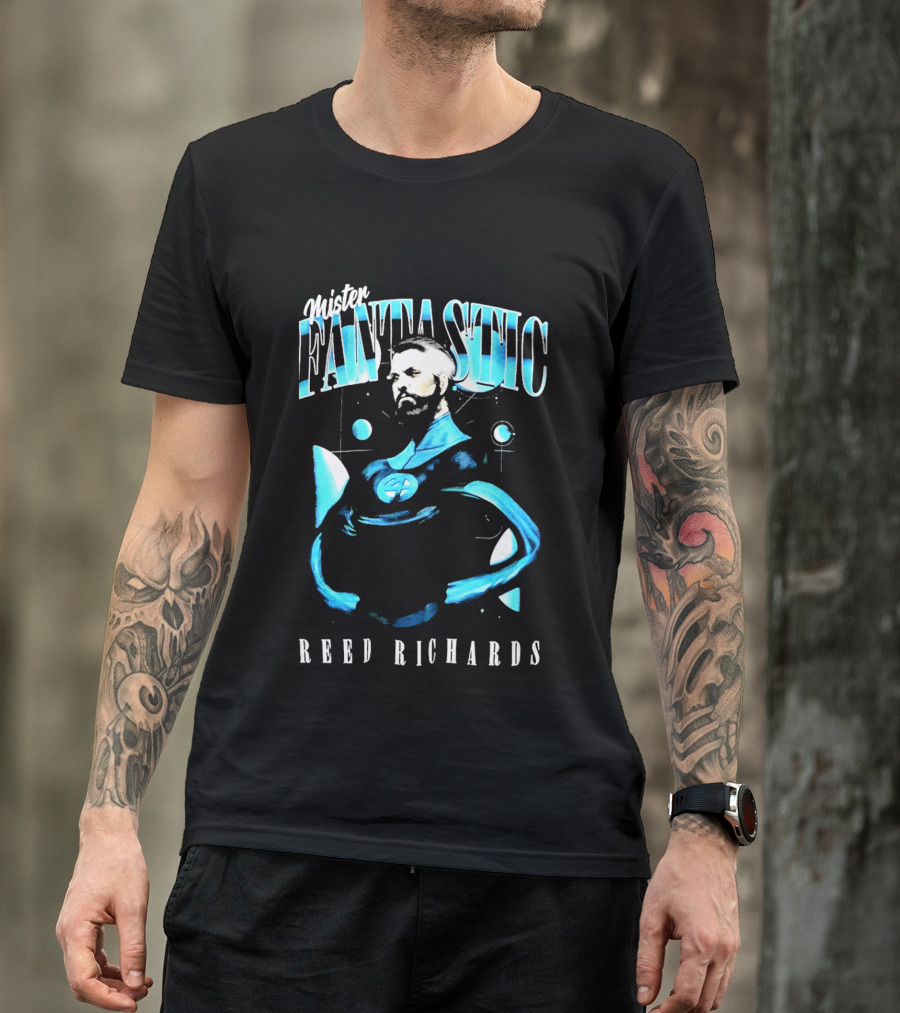 Mister Fantastic Reed Richards The Fantastic Four Marvel Comic Exclusive T-Shirt
