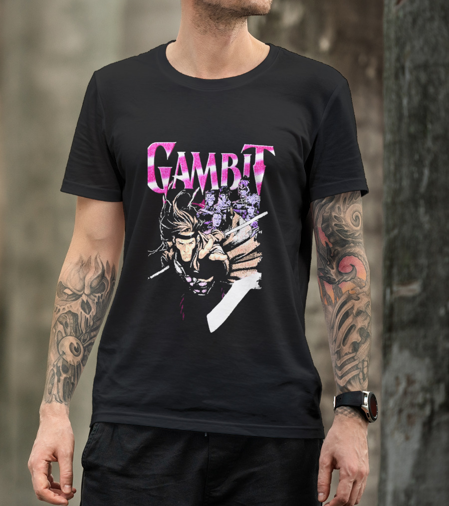 Marvel X Men Gambit Exclusive Comic T-Shirt
