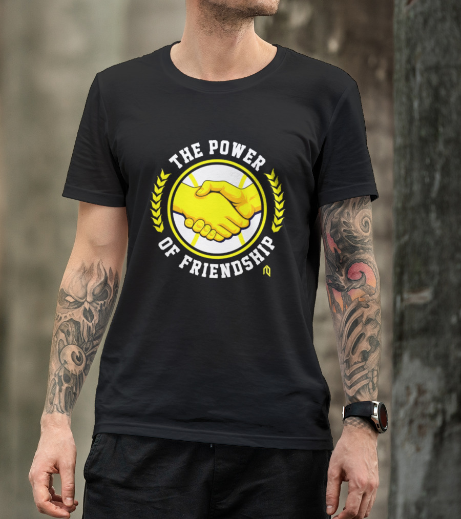 Milwaukee Brewers The Power Of Friendship Handshake Baseball T-Shirt