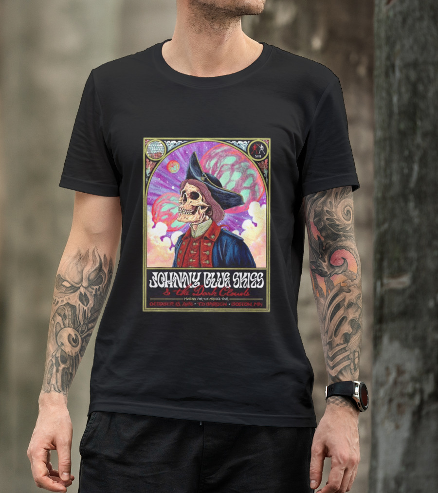 Johnny Blue Skies & The Dark Clouds Waiting For The Magic Tour October 13 TD Garden Boston MA T-Shirt