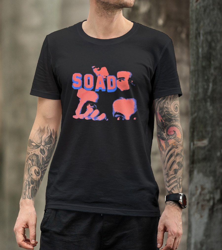 System Of A Down SOAD Beyond The Streets 25th Anniversary Toxicity Album T-Shirt