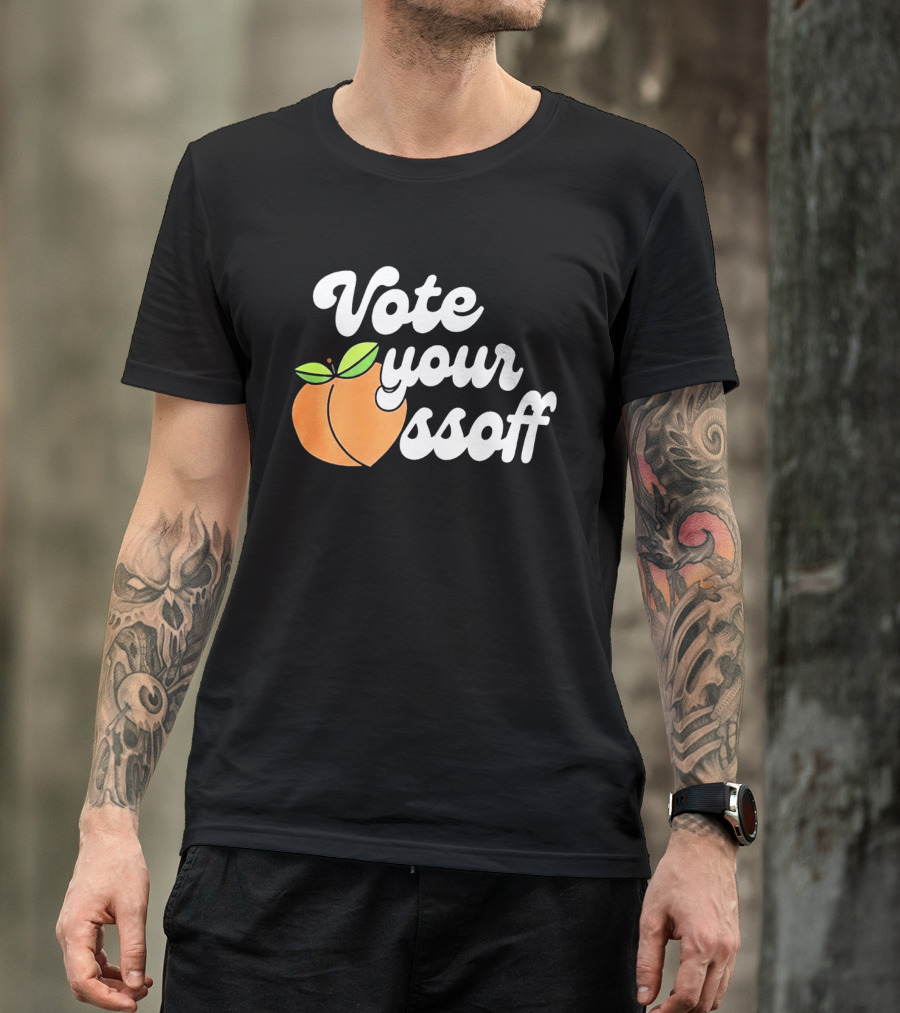 Vote Your Ossoff Peach T-Shirt