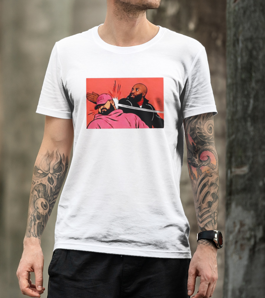Drake Vs Rick Ross Meme Slap Red T-Shirt