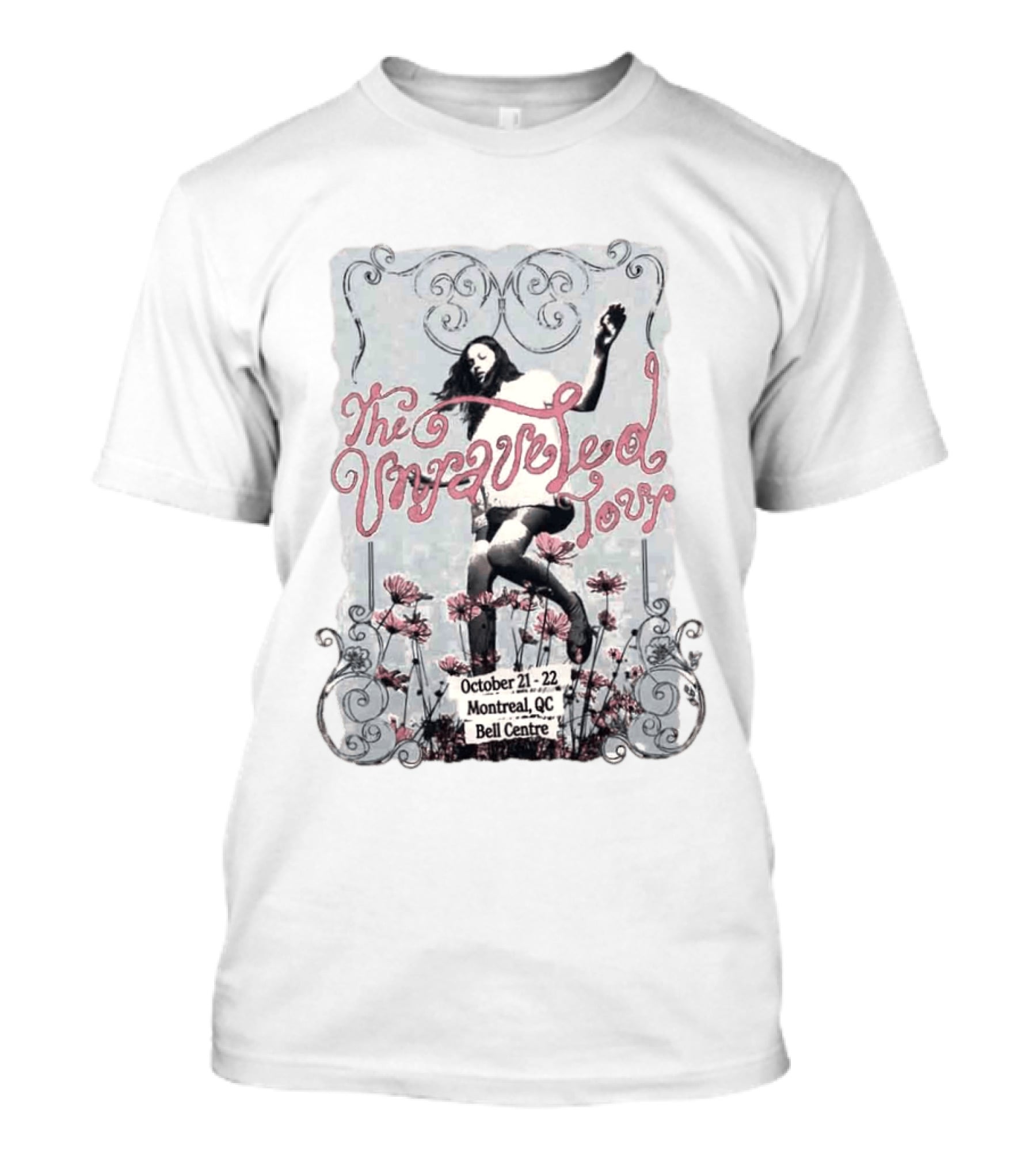 The Unraveled Tour Olivia Rodrigo October 21 22 2026 Montreal QC Bell Centre T-Shirt
