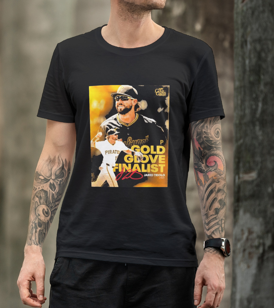 Jared Triolo Pirates Gold Glove Award Finalist Utility T-Shirt