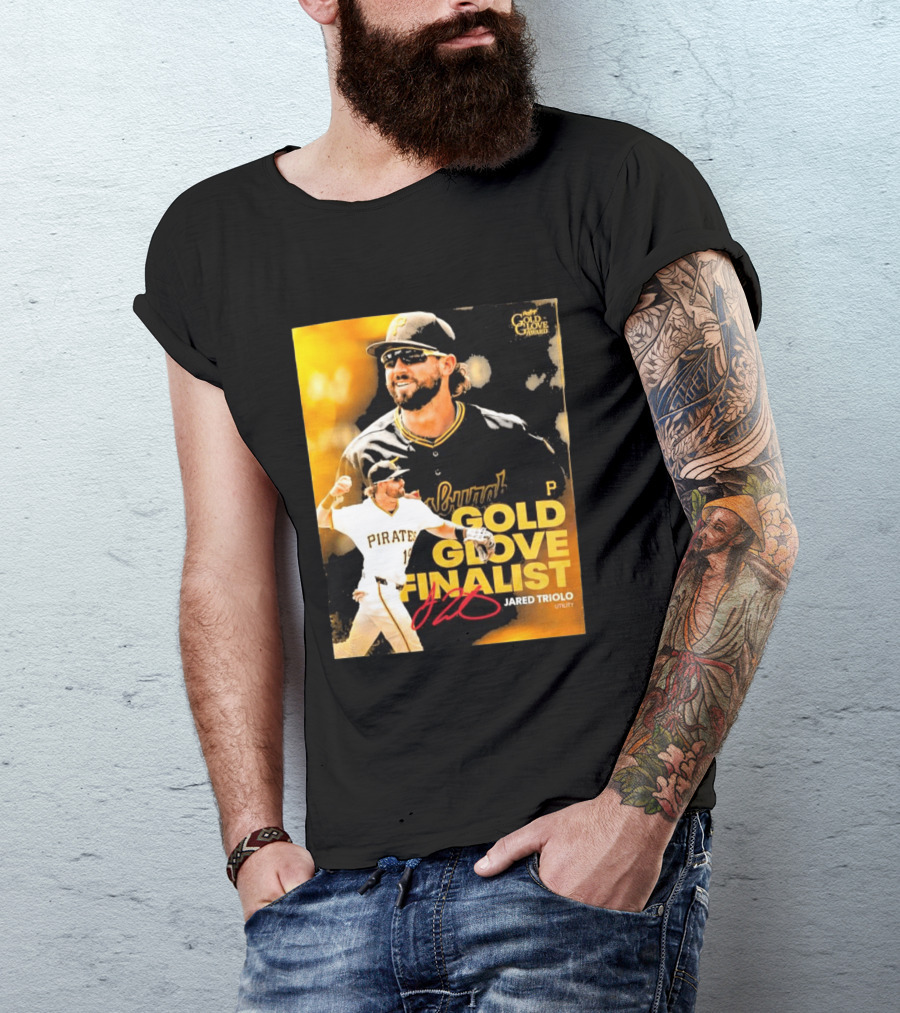 Jared Triolo Pirates Gold Glove Award Finalist Utility T-Shirt