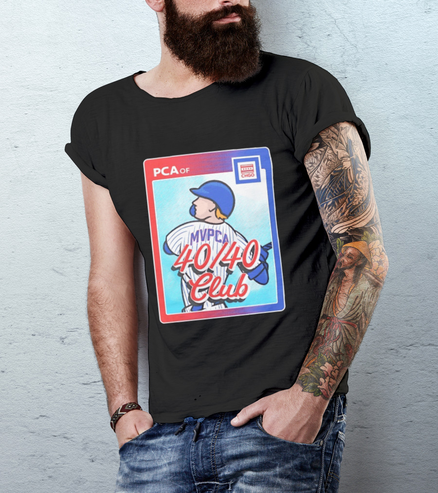 PCA CHGO MVP 40/40 Club Baseball Chicago Cubs T-Shirt