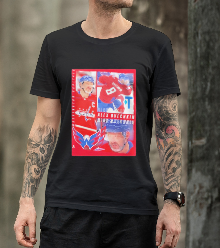 Washington Capitals Alex Ovechkin 8 NHL 2026 T-Shirt
