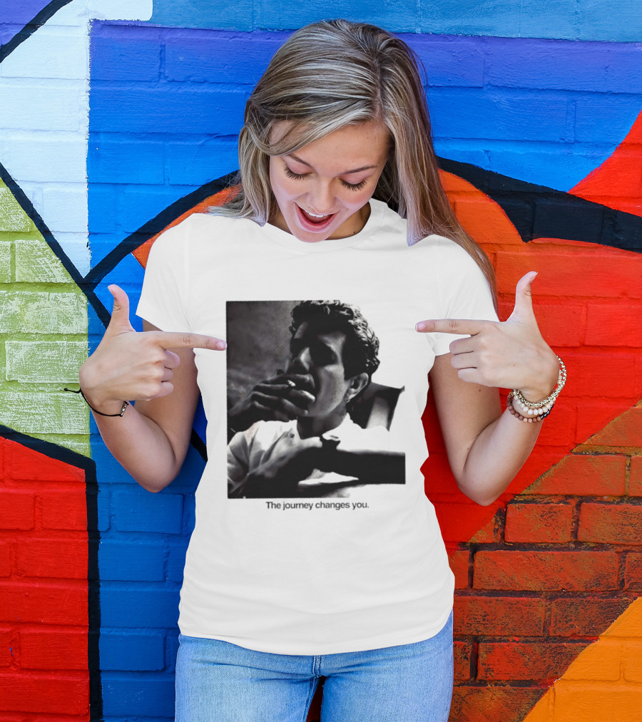 Anthony Bourdain Smoking The Journey Changes You T-Shirt