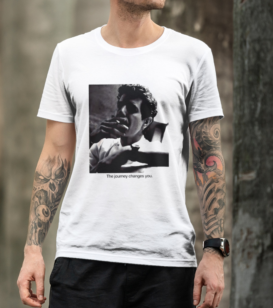 Anthony Bourdain Smoking The Journey Changes You T-Shirt